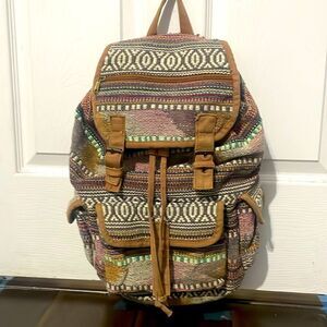 Kirra Backpack Pacsun Southwest Aztec Bohemian Woven Backpack O\S